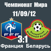 Франция - Беларусь 3:1 Франция - Беларусь 3:1
