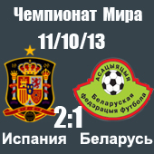 Испания - Беларусь 2-1 Испания - Беларусь 2-1